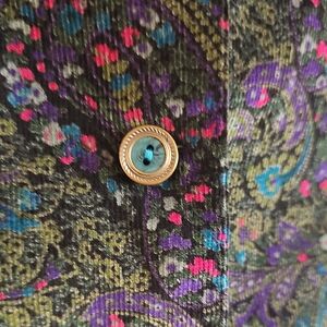 Paisley Corduroy Vest